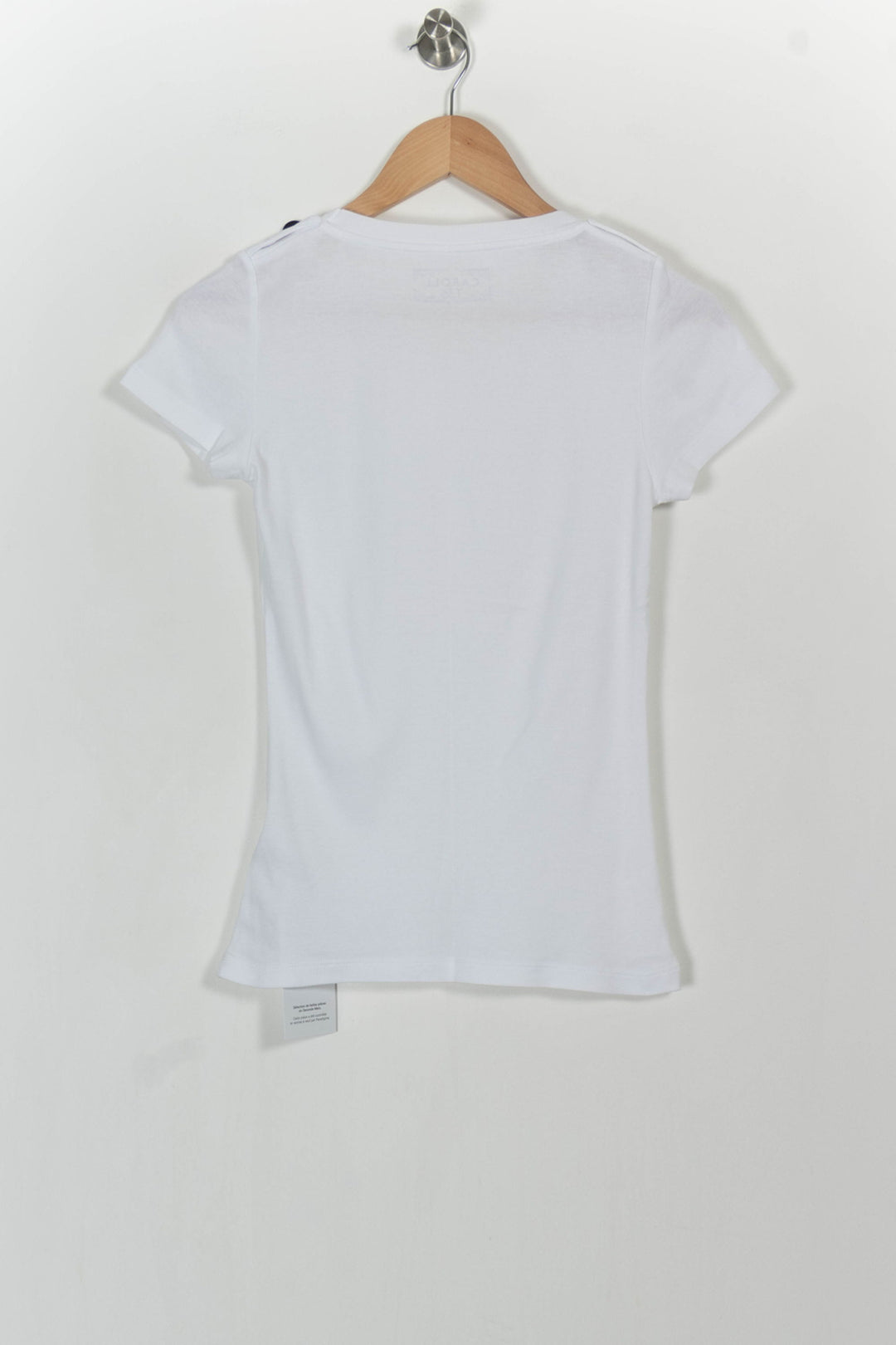 Tee-shirt Blanc - Taille S/36 de la marque Caroll | PARAD104926 - Vendu par Paradigme - Image 4