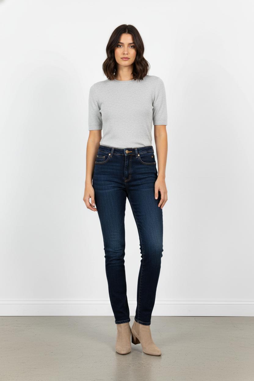 Jean Slim Bleu - Taille S/36 de la marque Des petits hauts | PARAD104927 - Vendu par Paradigme - Image 1