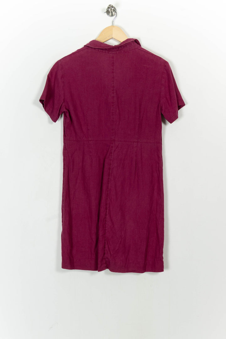 Robe Chemise Violette - Taille S/36 de la marque Caroll | PARAD104929 - Vendu par Paradigme - Image 4