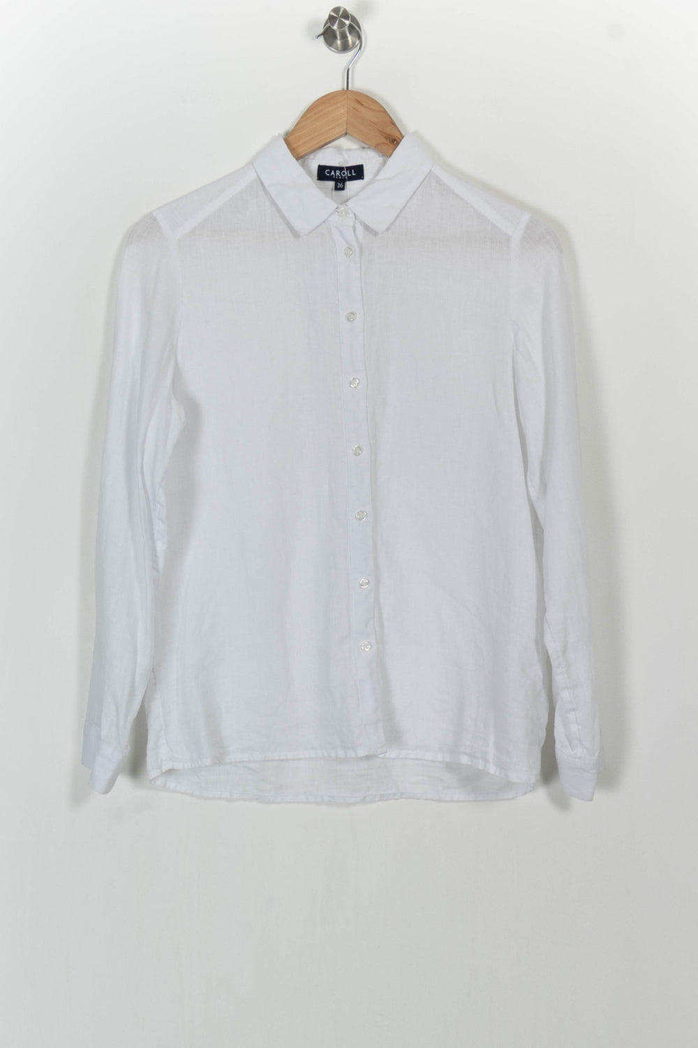 Chemise Blanche - Taille S/36 de la marque Caroll | PARAD104934 - Vendu par Paradigme - Image 2