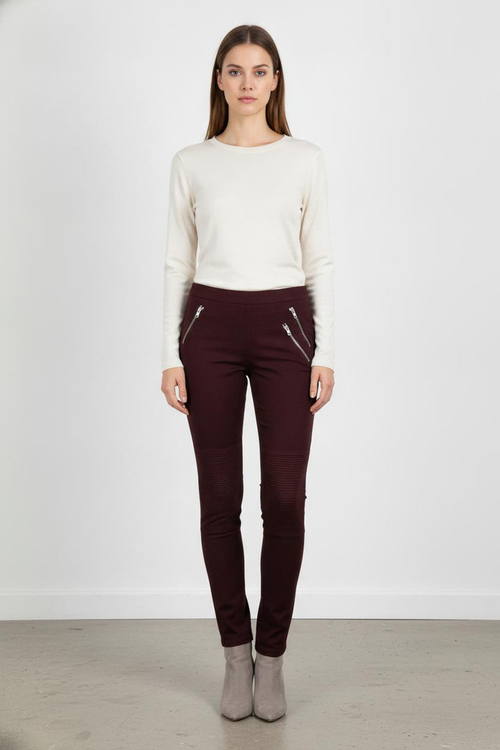 Pantalon Bordeaux - Taille XS/34 de la marque Joseph | PARAD104937 - Vendu par Paradigme - Image 1