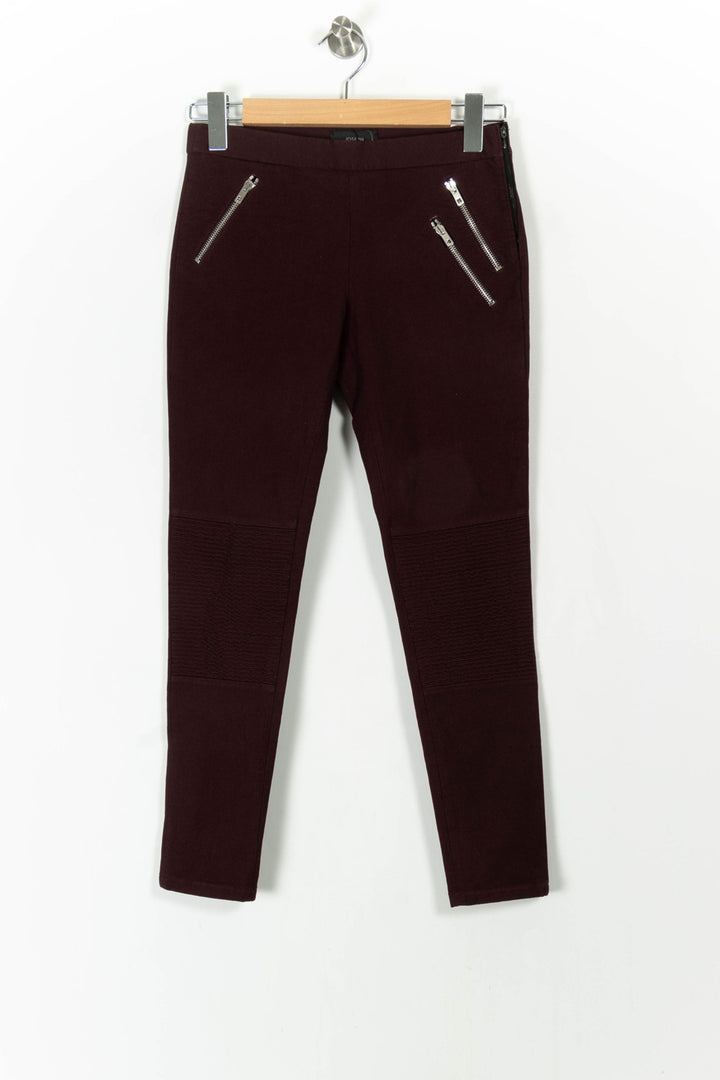 Pantalon Bordeaux - Taille XS/34 de la marque Joseph | PARAD104937 - Vendu par Paradigme - Image 2