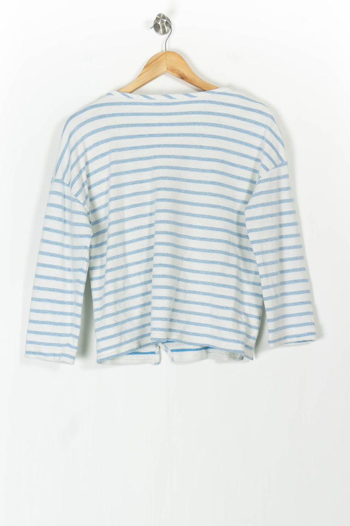 Marinière Bleu et Blanc - Taille L/40 de la marque Claudie Pierlot | PARAD104940 - Vendu par Paradigme - Image 4
