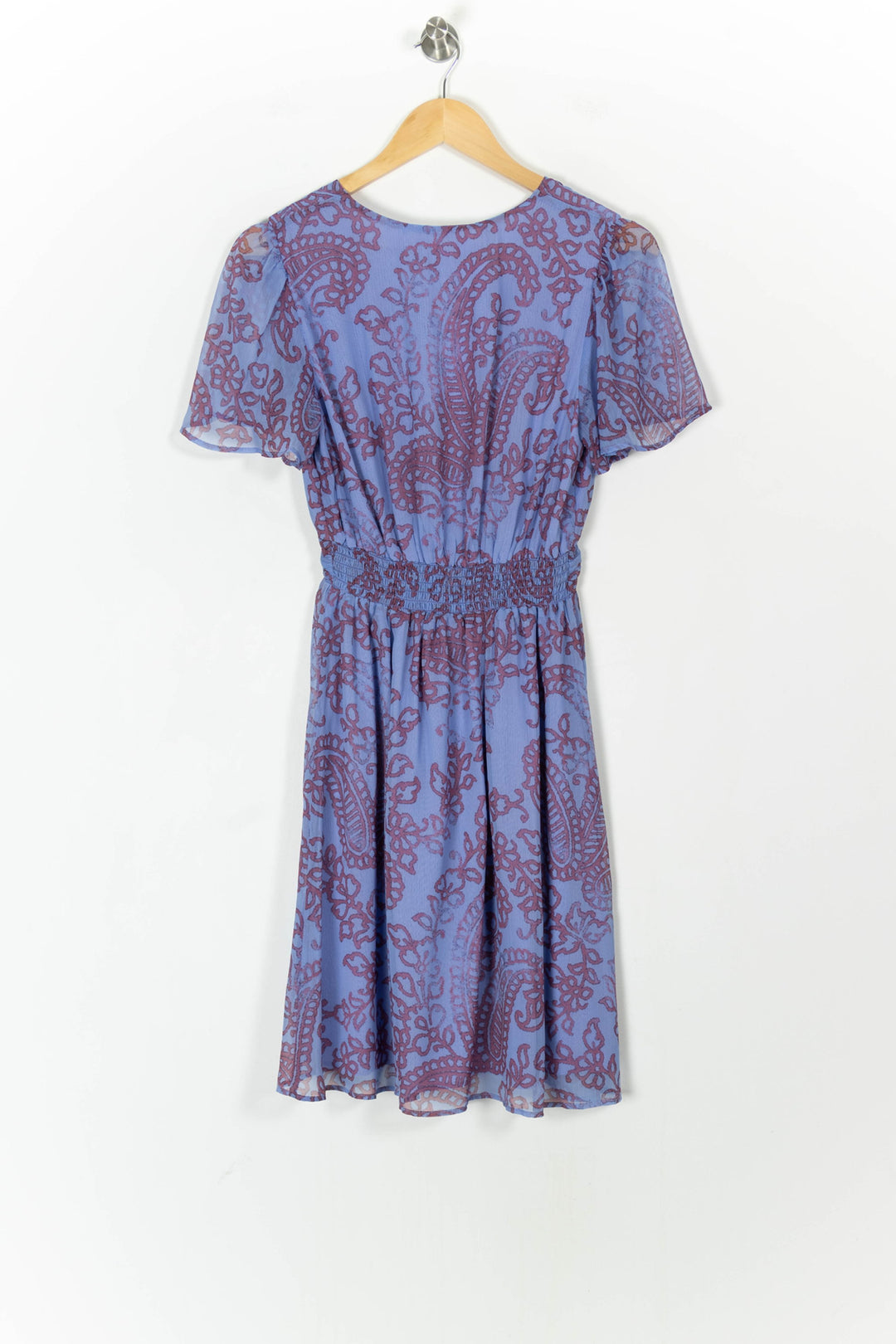 Robe Midi Violette et Bordeaux - Taille XS/34 de la marque Sud express | PARAD104946 - Vendu par Paradigme - Image 4