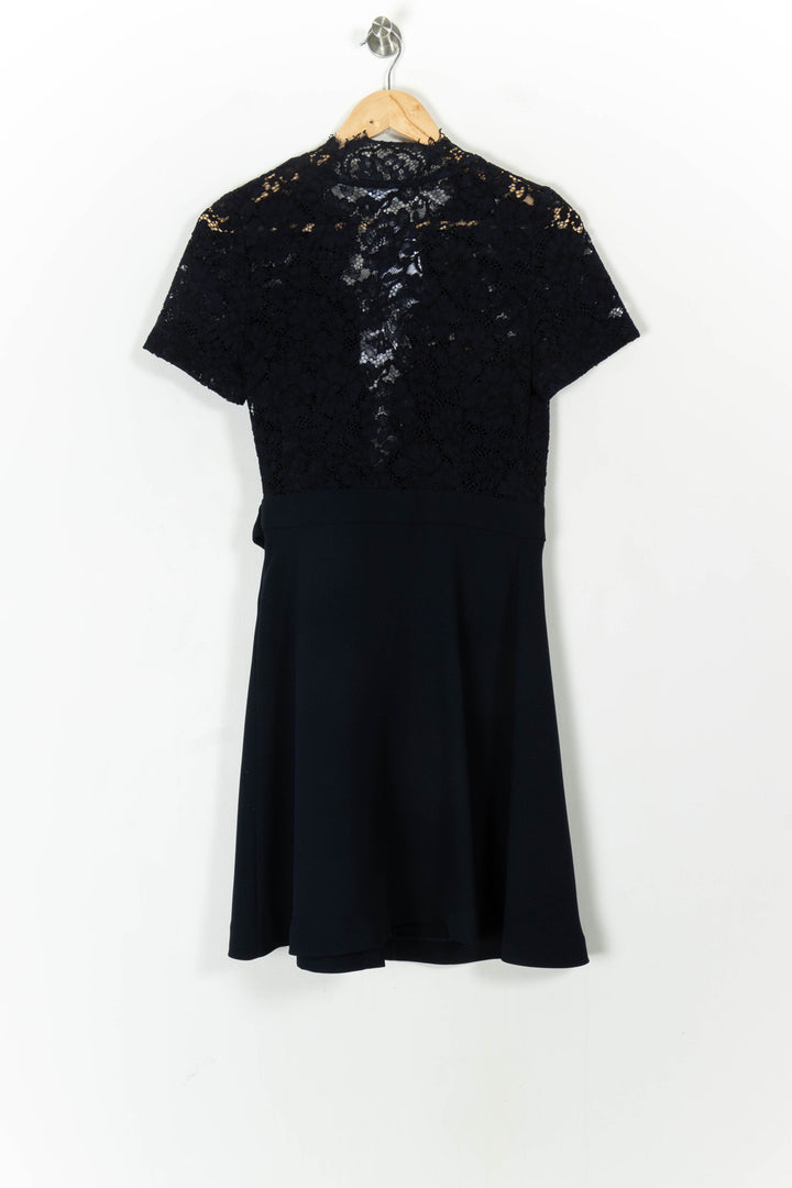 Robe Courte Bleue - Taille XS/34 de la marque Claudie Pierlot | PARAD104947 - Vendu par Paradigme - Image 4