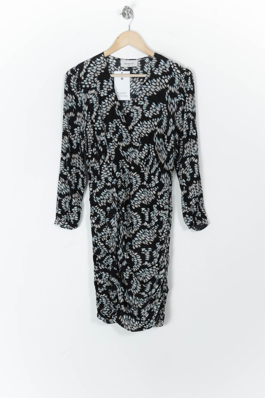 Robe Courte Noire et Blanche - Taille M/38 de la marque Bérénice | PARAD104959 - Vendu par Paradigme - Image 2