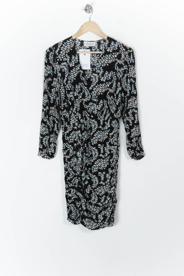 Robe Courte Noire et Blanche - Taille M/38 de la marque Bérénice | PARAD104959 - Vendu par Paradigme - Image 2
