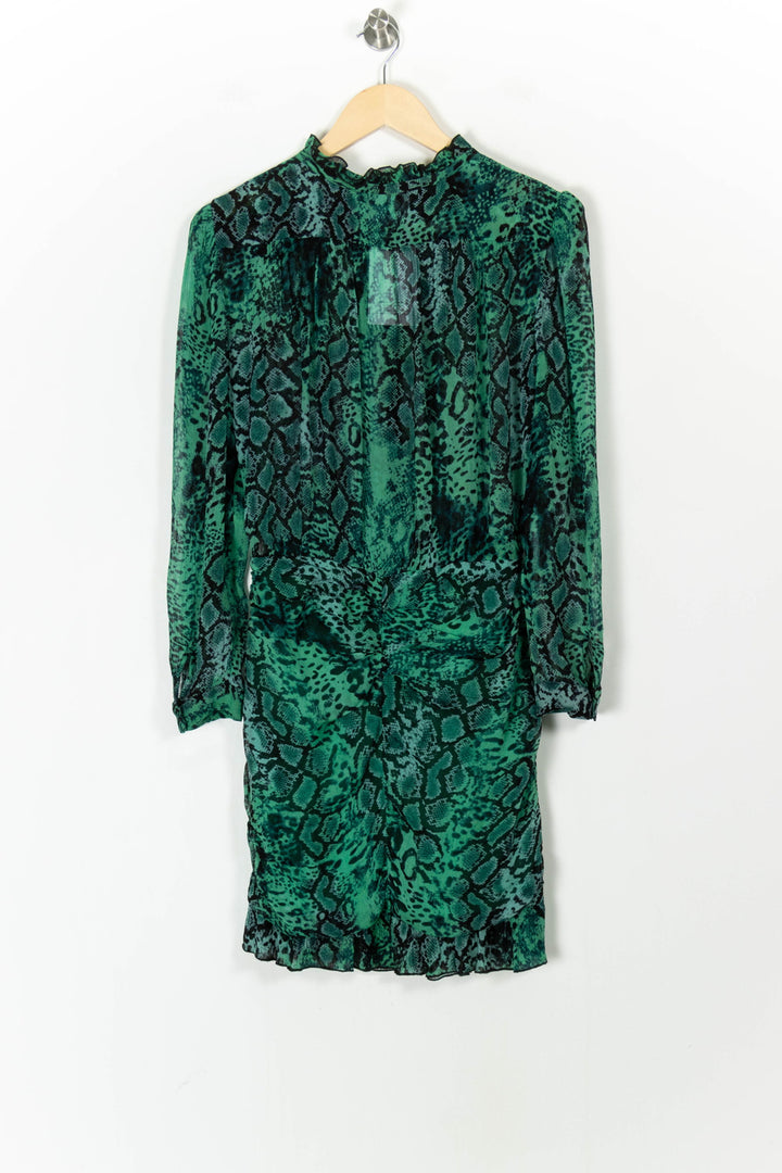 Robe Courte Verte - Taille M/38 de la marque ba&sh | PARAD104960 - Vendu par Paradigme - Image 4