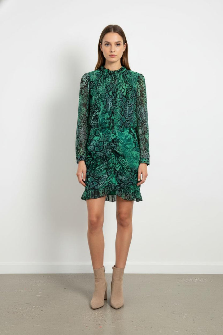 Robe Courte Verte - Taille M/38 de la marque ba&sh | PARAD104960 - Vendu par Paradigme - Image 1