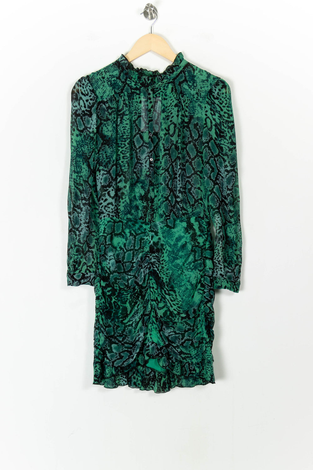 Robe Courte Verte - Taille M/38 de la marque ba&sh | PARAD104960 - Vendu par Paradigme - Image 2