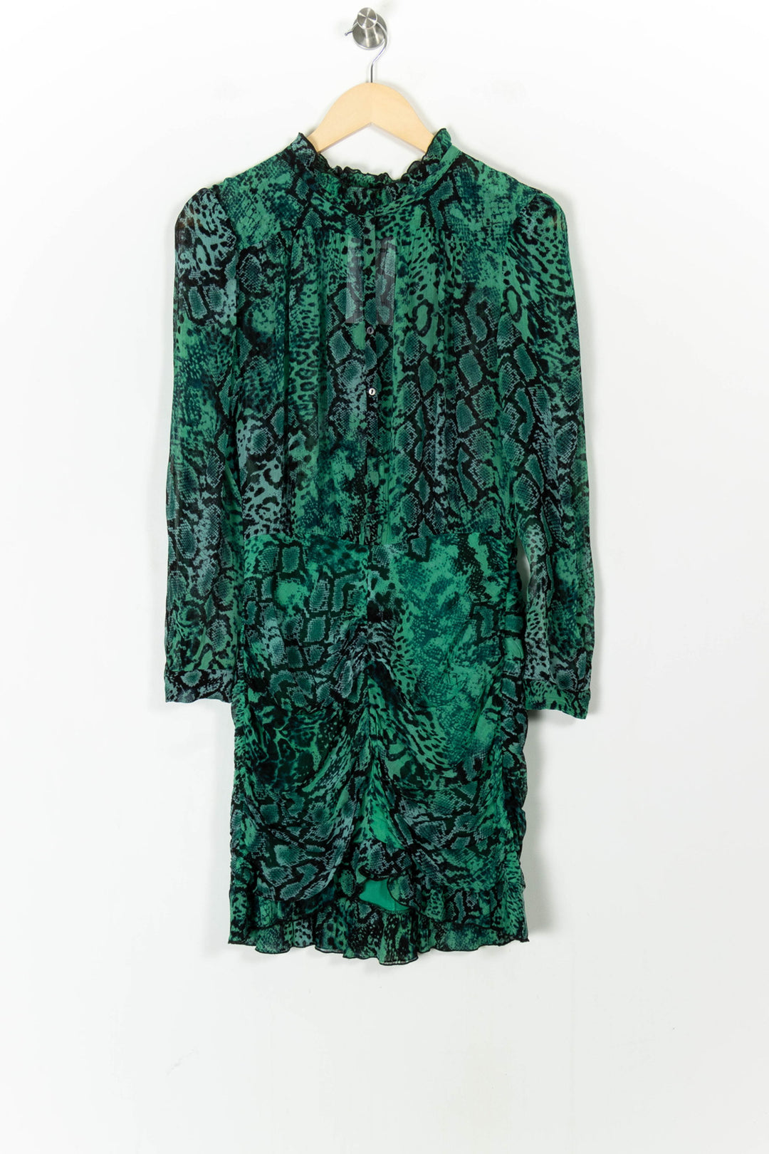 Robe Courte Verte - Taille M/38 de la marque ba&sh | PARAD104960 - Vendu par Paradigme - Image 2