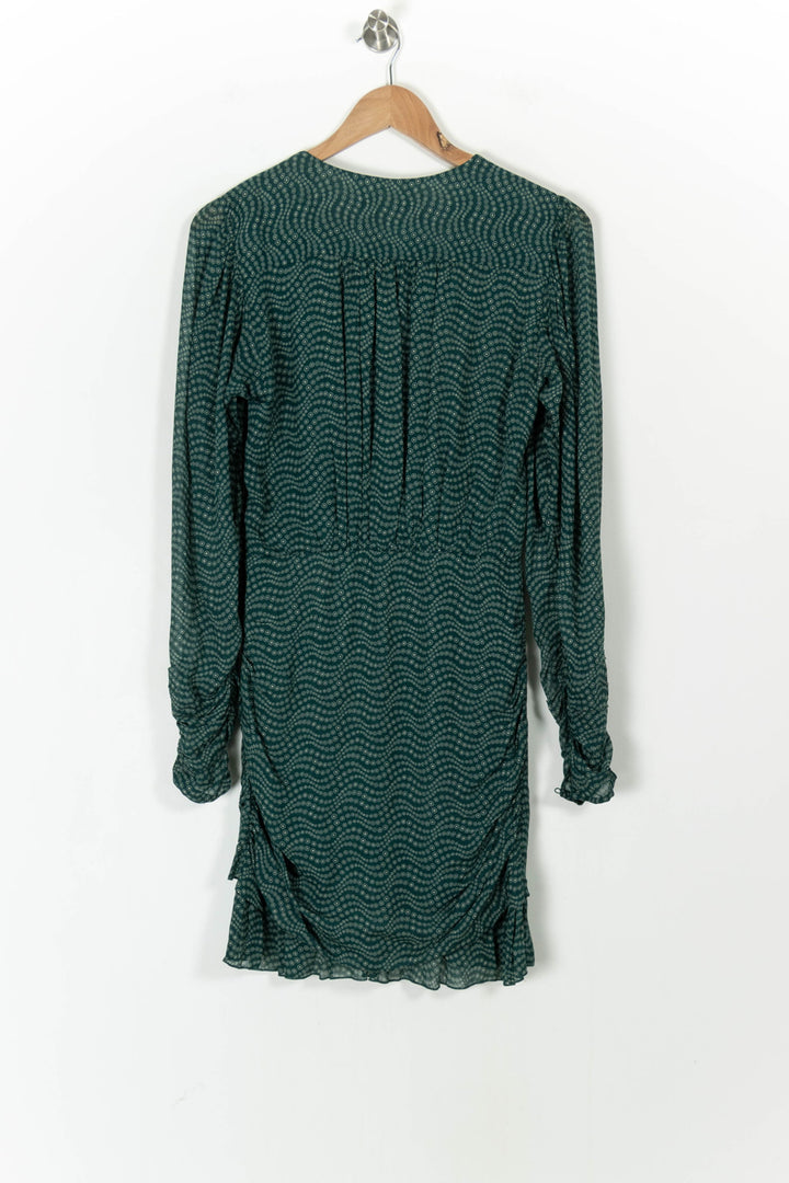 Robe Courte Verte - Taille M/38 de la marque ba&sh | PARAD104961 - Vendu par Paradigme - Image 4