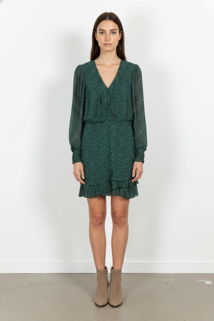 Robe Courte Verte - Taille M/38 de la marque ba&sh | PARAD104961 - Vendu par Paradigme - Image 1