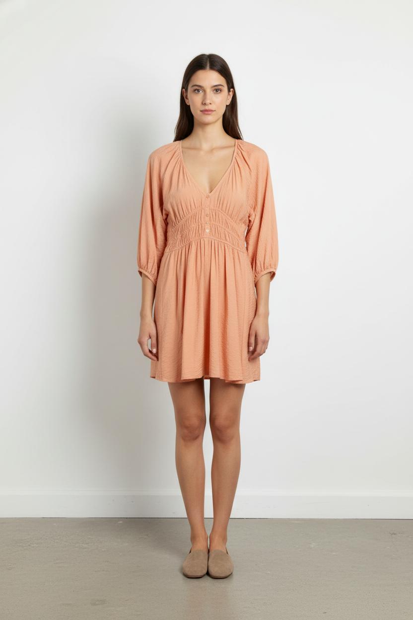 Robe Courte Rose - Taille M/38 de la marque ba&sh | PARAD104962 - Vendu par Paradigme - Image 1