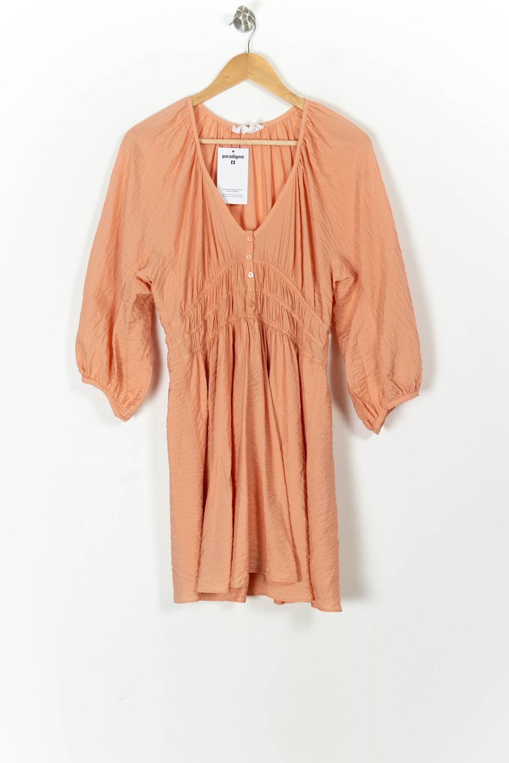 Robe Courte Rose - Taille M/38 de la marque ba&sh | PARAD104962 - Vendu par Paradigme - Image 2