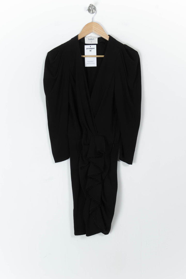 Robe Courte Noire - Taille M/38 de la marque ba&sh | PARAD104963 - Vendu par Paradigme - Image 2