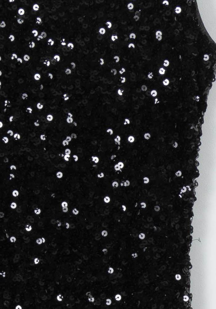 Robe Pailletée Noire - Taille M/38 de la marque IKKS | PARAD104965 - Vendu par Paradigme - Image 3