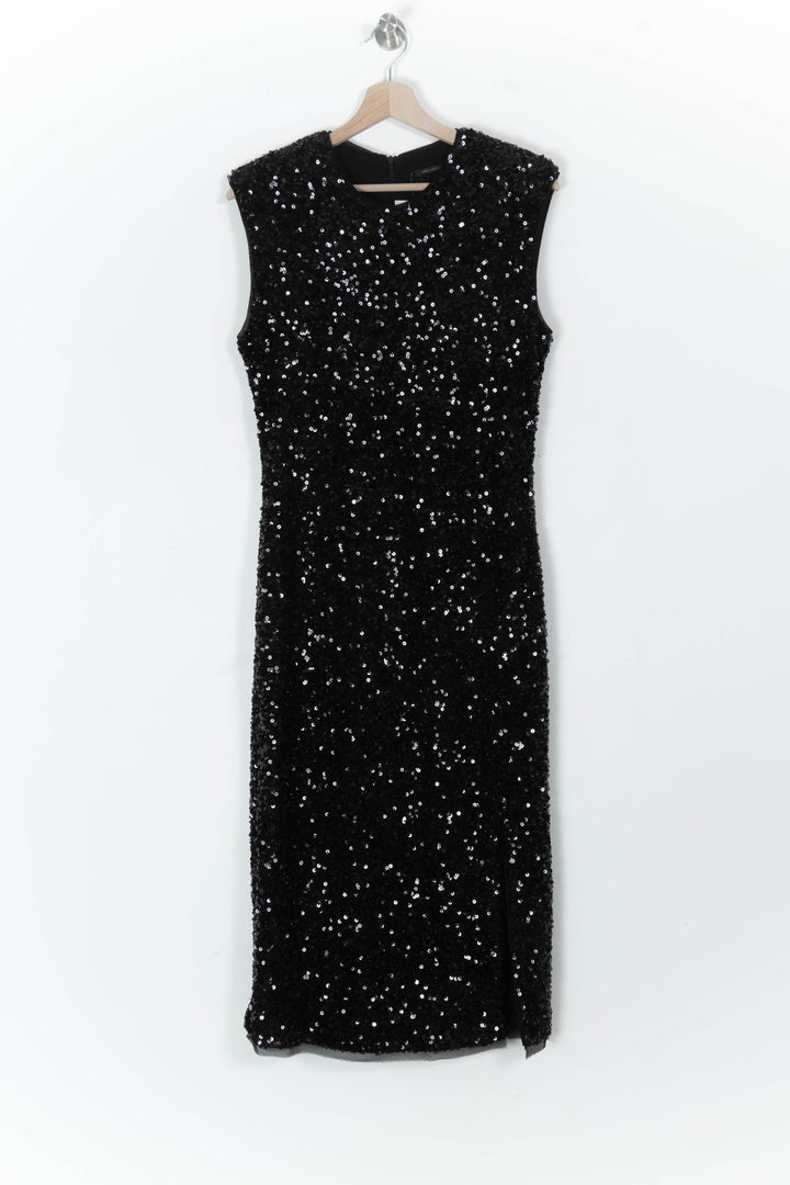 Robe Pailletée Noire - Taille M/38 de la marque IKKS | PARAD104965 - Vendu par Paradigme - Image 2
