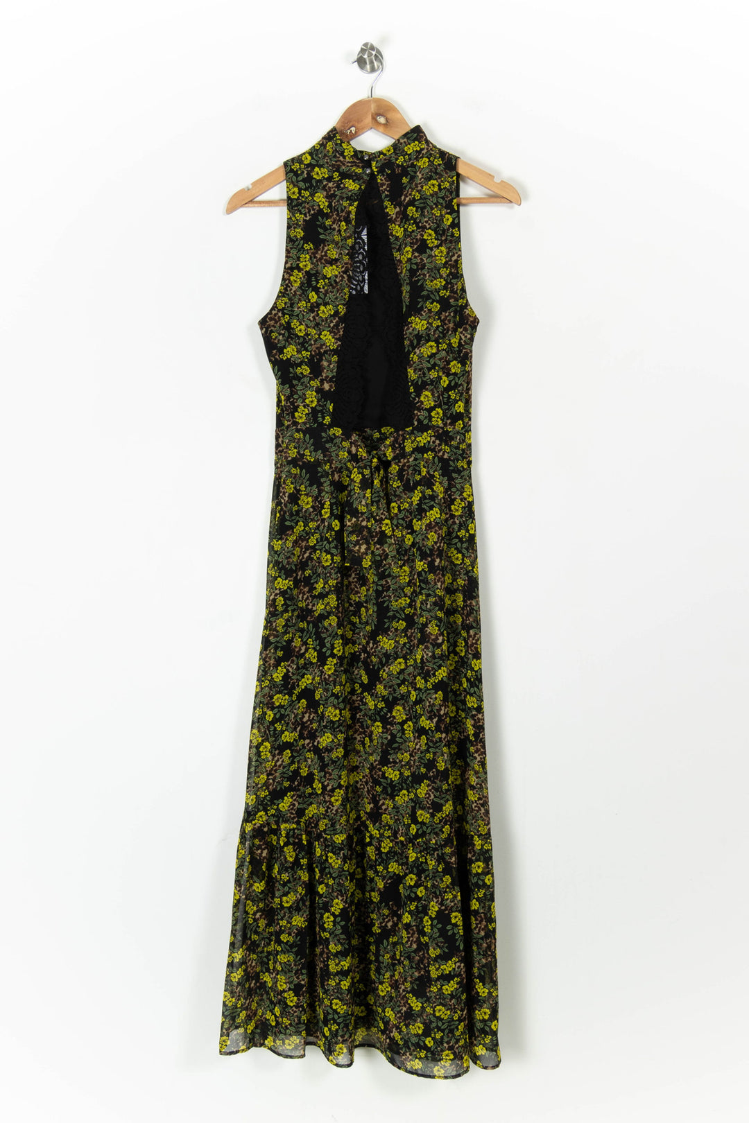 Robe Longue Noire et Jaune - Taille M/38 de la marque IKKS | PARAD104967 - Vendu par Paradigme - Image 4