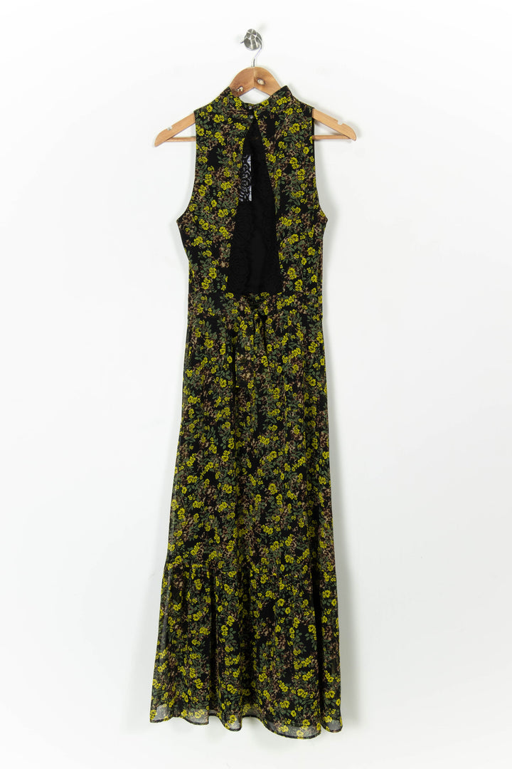 Robe Longue Noire et Jaune - Taille M/38 de la marque IKKS | PARAD104967 - Vendu par Paradigme - Image 4