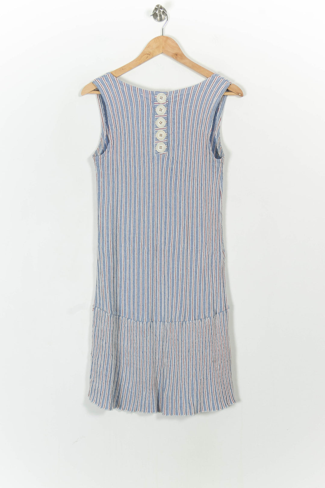 Robe Bleu et Blanc - Taille XXL/44 de la marque La Fée Maraboutée | PARAD104968 - Vendu par Paradigme - Image 4
