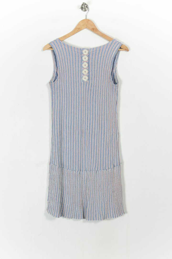 Robe Bleu et Blanc - Taille XXL/44 de la marque La Fée Maraboutée | PARAD104968 - Vendu par Paradigme - Image 4