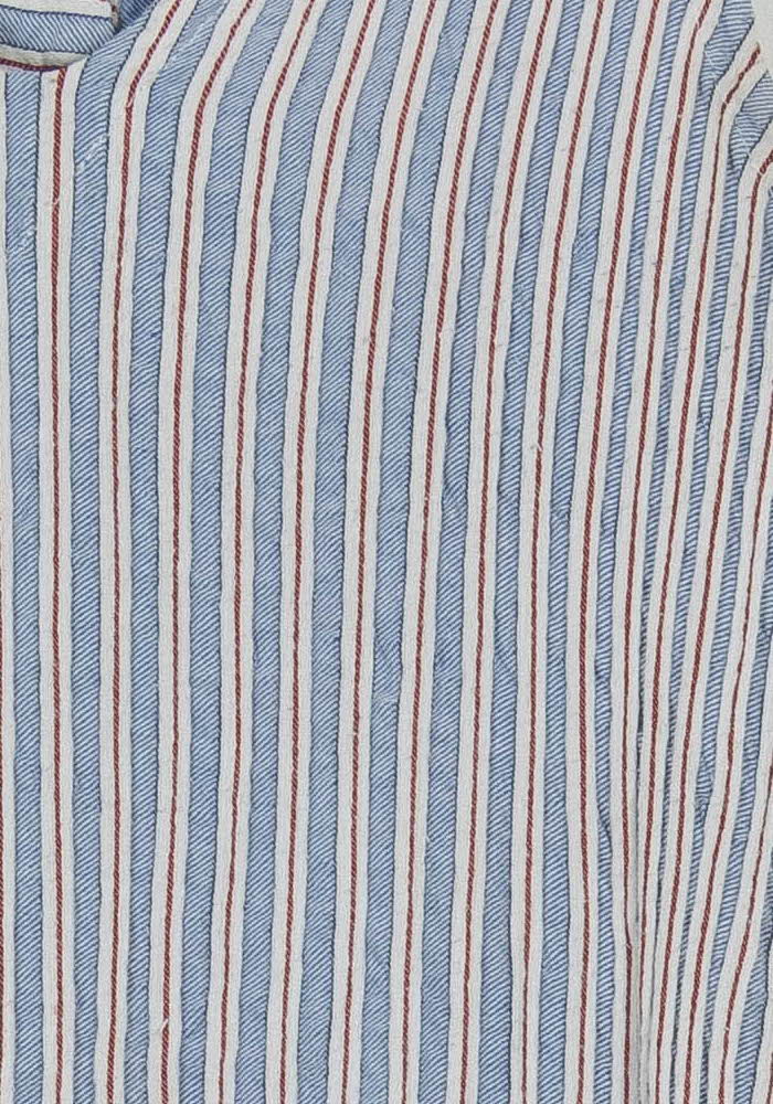 Robe Bleu et Blanc - Taille XXL/44 de la marque La Fée Maraboutée | PARAD104968 - Vendu par Paradigme - Image 3
