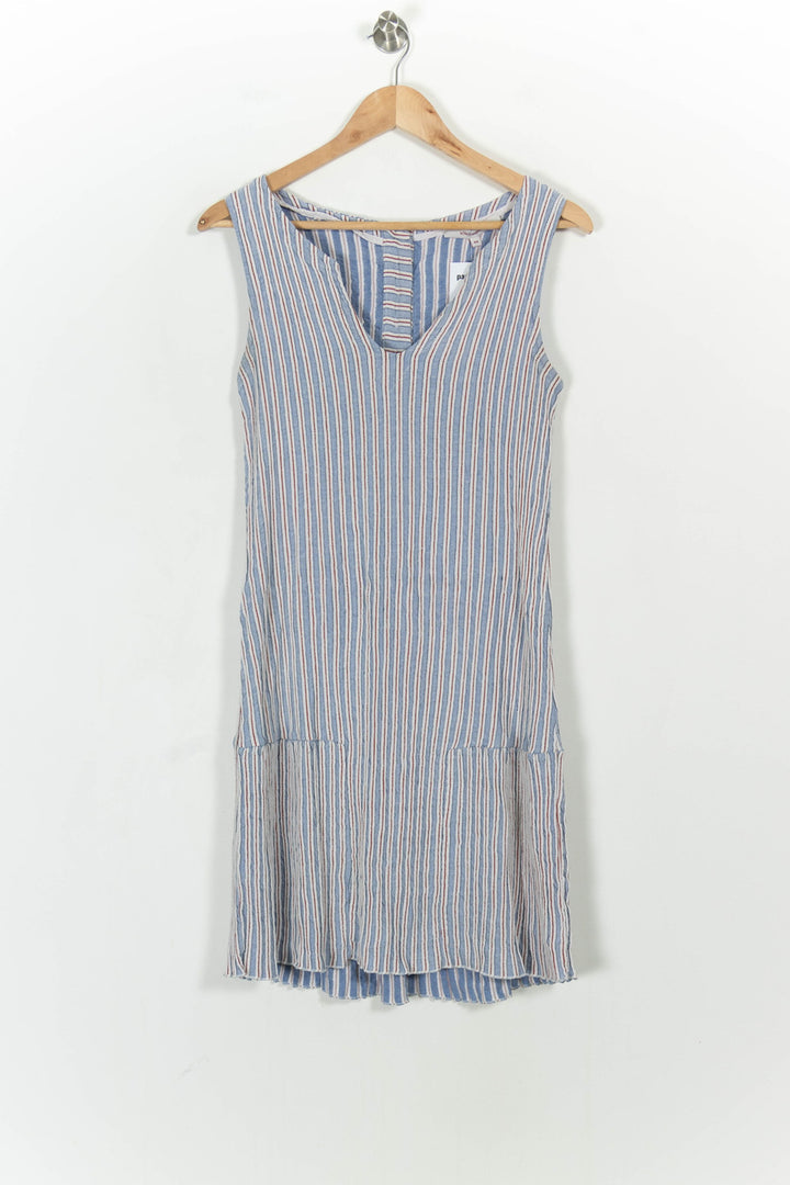 Robe Bleu et Blanc - Taille XXL/44 de la marque La Fée Maraboutée | PARAD104968 - Vendu par Paradigme - Image 2