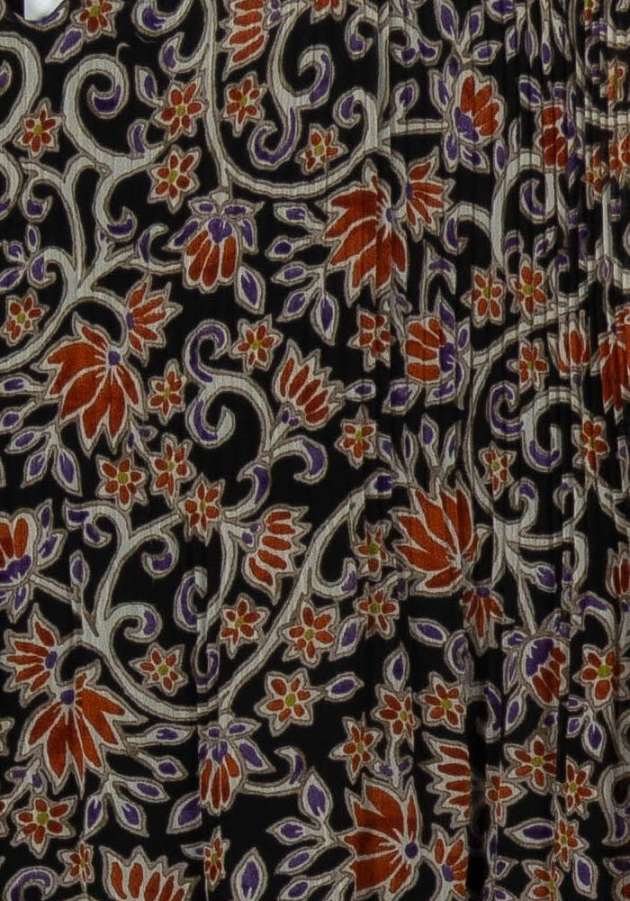 Robe Noire et Orange - Taille L/40 de la marque La Fée Maraboutée | PARAD104969 - Vendu par Paradigme - Image 3