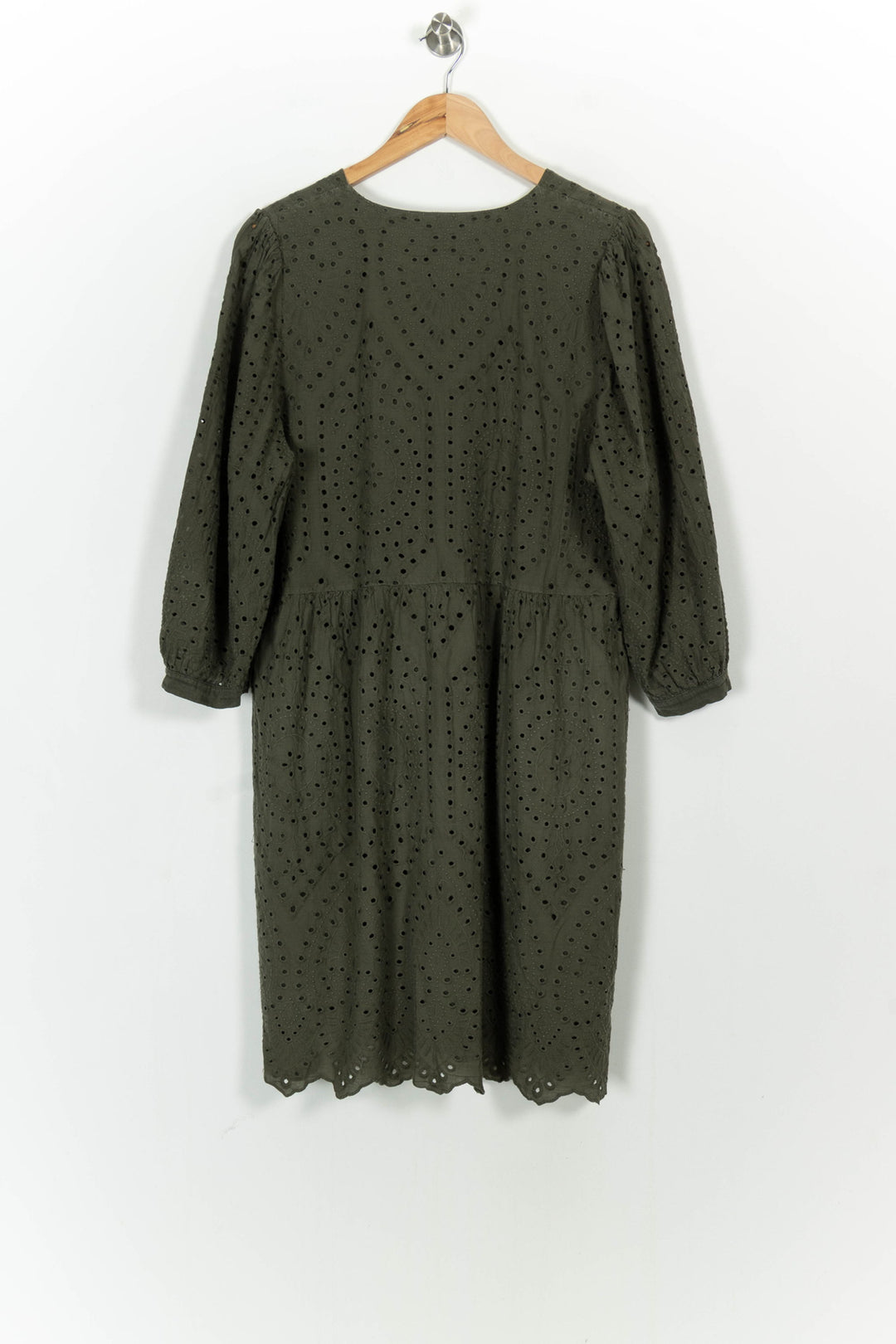 Robe Brodée Verte - Taille XXL/44 de la marque La Fée Maraboutée | PARAD104970 - Vendu par Paradigme - Image 4