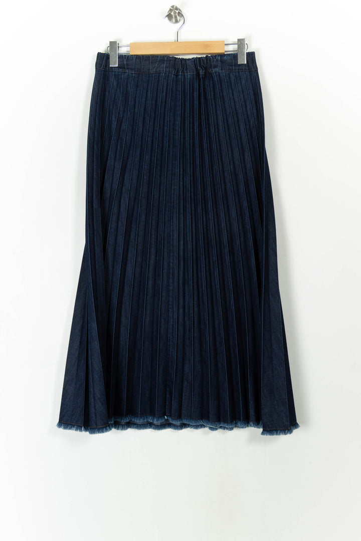 Jupe Plissée Bleue - Taille XXL/44 de la marque La Fée Maraboutée | PARAD104971 - Vendu par Paradigme - Image 4