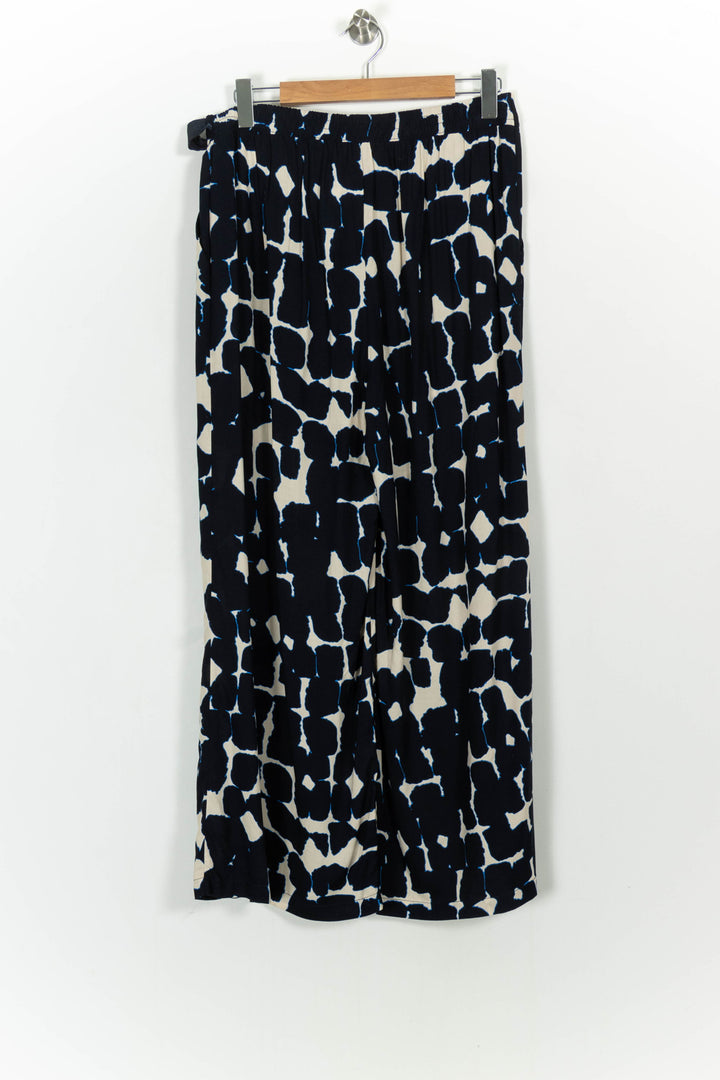 Pantalon Large Bleu et Blanc - Taille XXL/44 de la marque La Fée Maraboutée | PARAD104973 - Vendu par Paradigme - Image 4