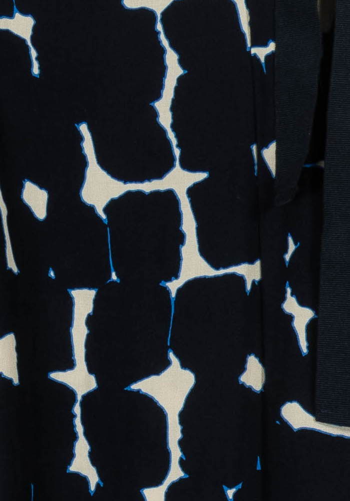 Pantalon Large Bleu et Blanc - Taille XXL/44 de la marque La Fée Maraboutée | PARAD104973 - Vendu par Paradigme - Image 3