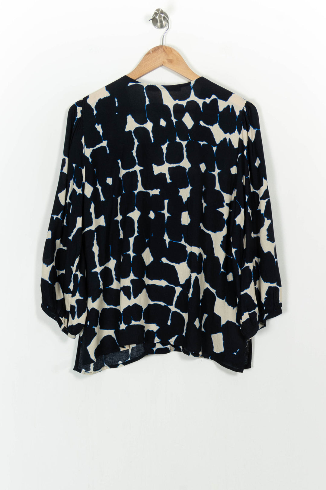 Chemisier Bleu et Blanc - Taille XXL/44 de la marque La Fée Maraboutée | PARAD104974 - Vendu par Paradigme - Image 4