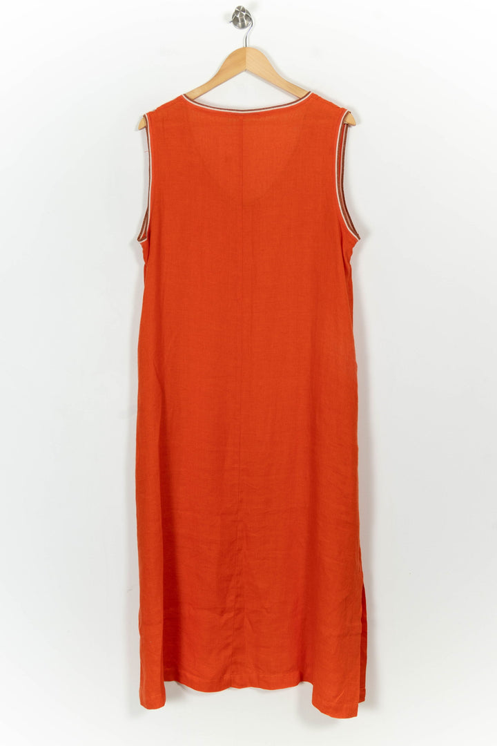 Robe Orange - Taille XXL/44 de la marque La Fée Maraboutée | PARAD104978 - Vendu par Paradigme - Image 4