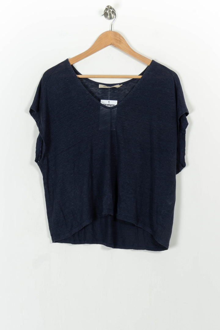 Tee-shirt Bleu - Taille L/40 de la marque La Fée Maraboutée | PARAD104982 - Vendu par Paradigme - Image 2