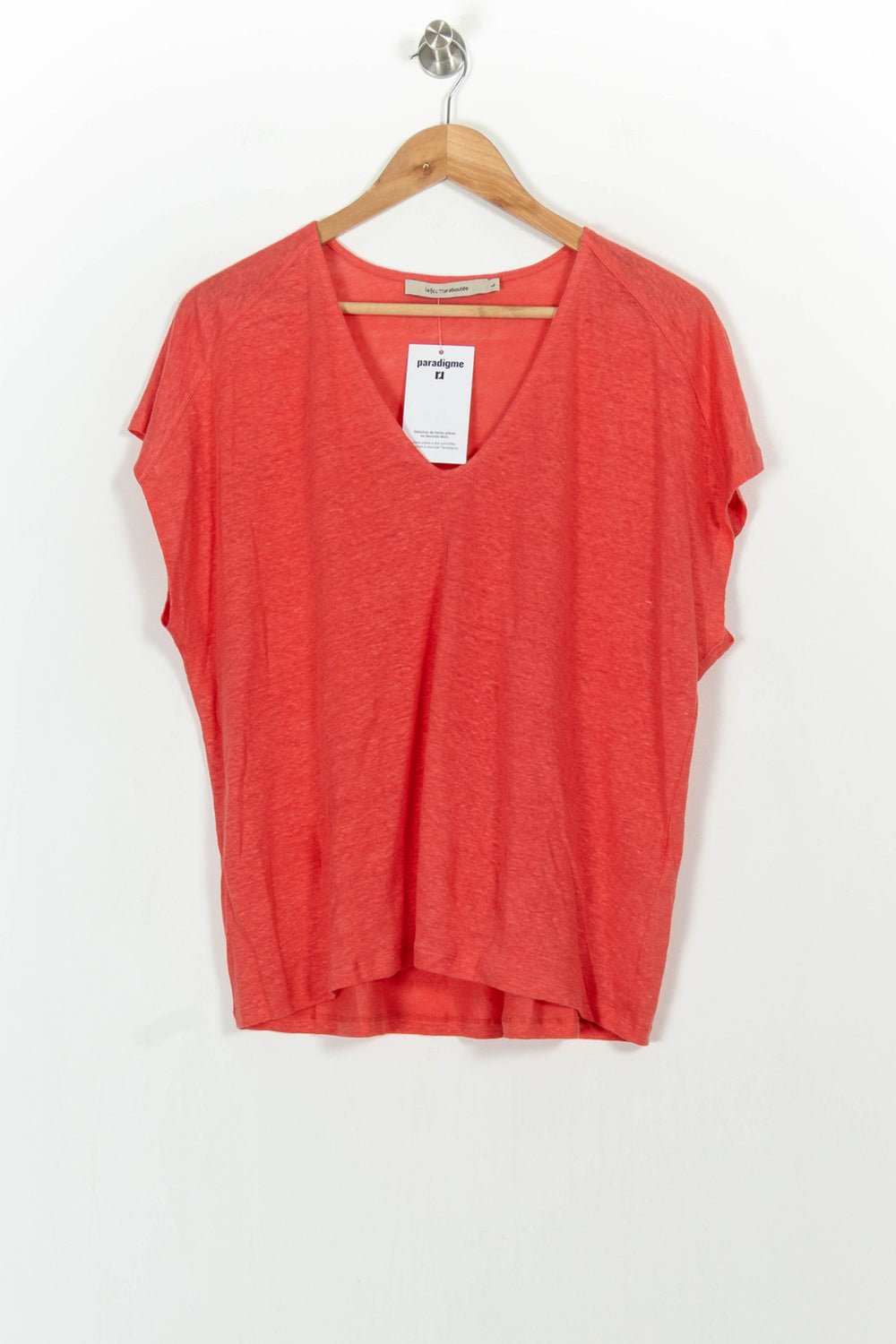 Tee-shirt Rouge - Taille L/40 de la marque La Fée Maraboutée | PARAD104985 - Vendu par Paradigme - Image 2