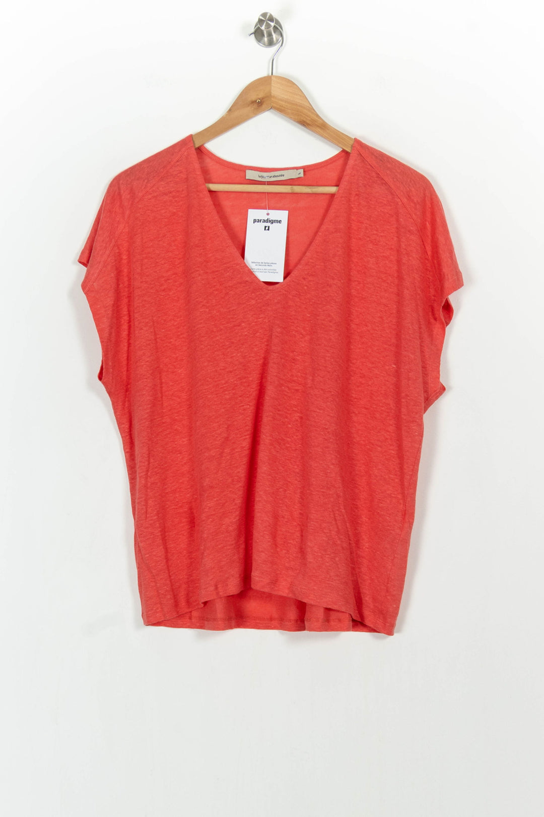 Tee-shirt Rouge - Taille L/40 de la marque La Fée Maraboutée | PARAD104985 - Vendu par Paradigme - Image 2