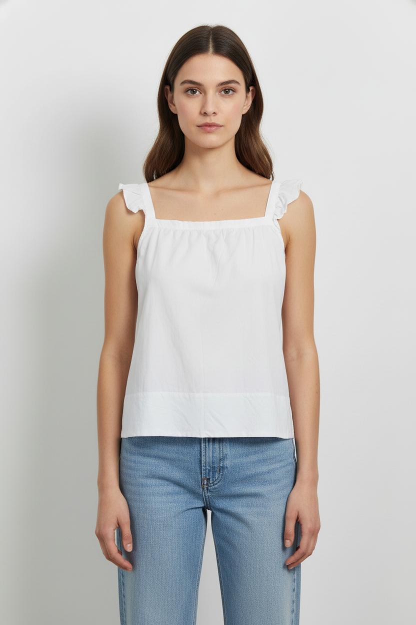 Blouse Blanche - Taille S/36 de la marque Comptoir des Cotonniers | PARAD104991 - Vendu par Paradigme - Image 1