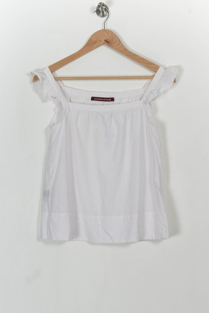Blouse Blanche - Taille S/36 de la marque Comptoir des Cotonniers | PARAD104991 - Vendu par Paradigme - Image 2