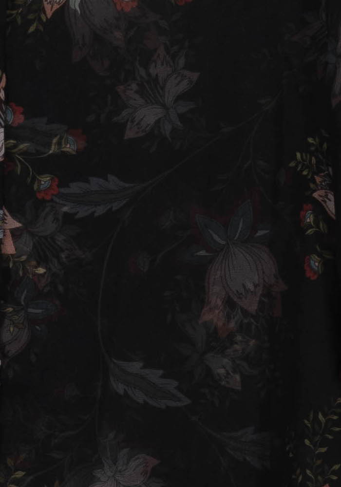 Blouse Noire et Fleurie - Taille L/40 de la marque One Step | PARAD104996 - Vendu par Paradigme - Image 3