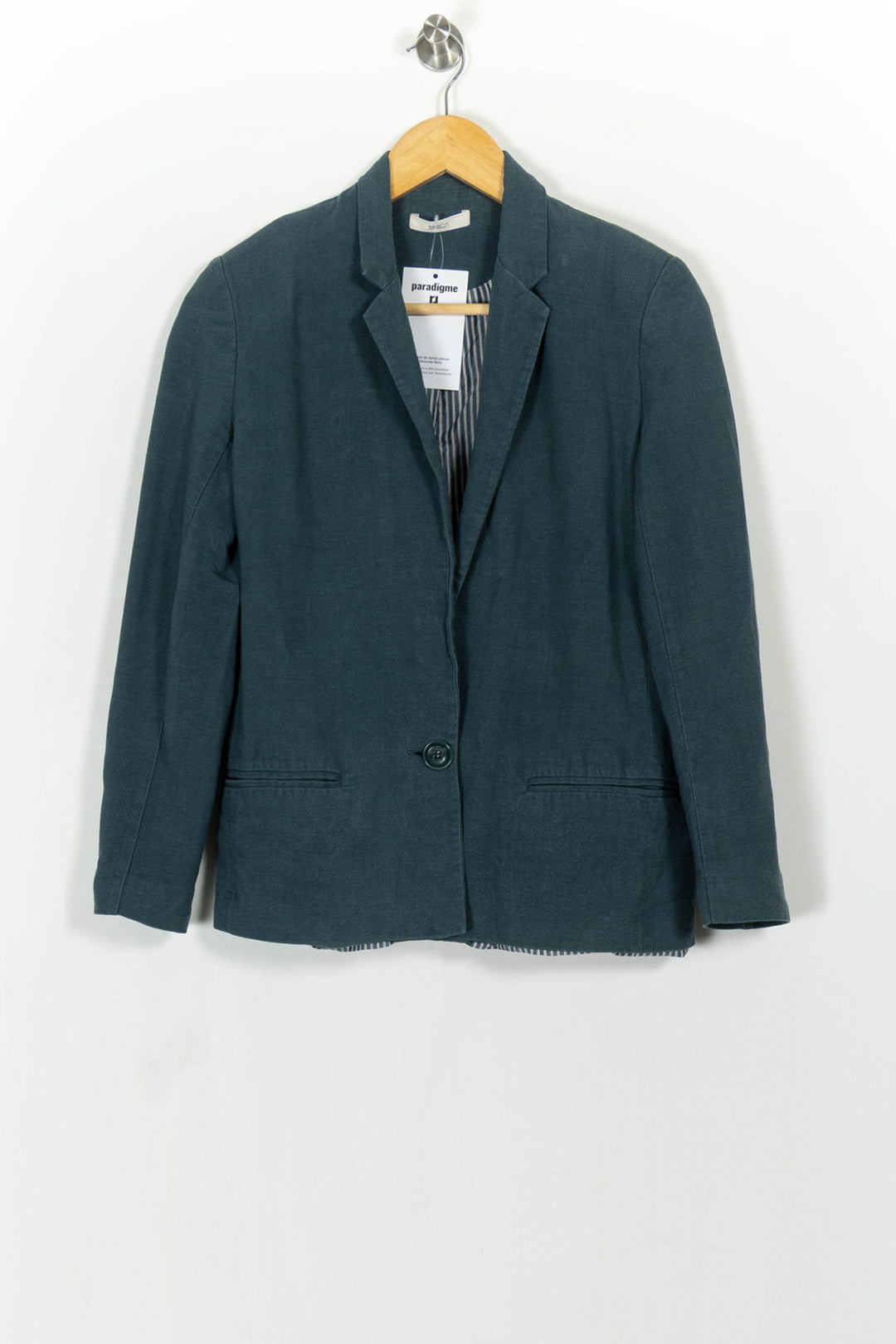 Blazer Vert - Taille M/38 de la marque Sessùn | PARAD104998 - Vendu par Paradigme - Image 2