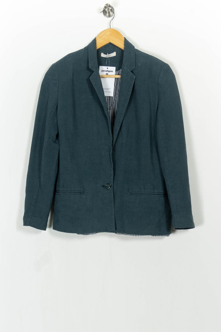 Blazer Vert - Taille M/38 de la marque Sessùn | PARAD104998 - Vendu par Paradigme - Image 2