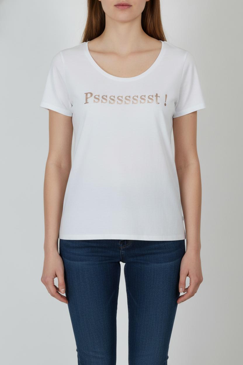 T-shirt Blanc - Taille L/40 de la marque I.Code | PARAD105000 - Vendu par Paradigme - Image 1