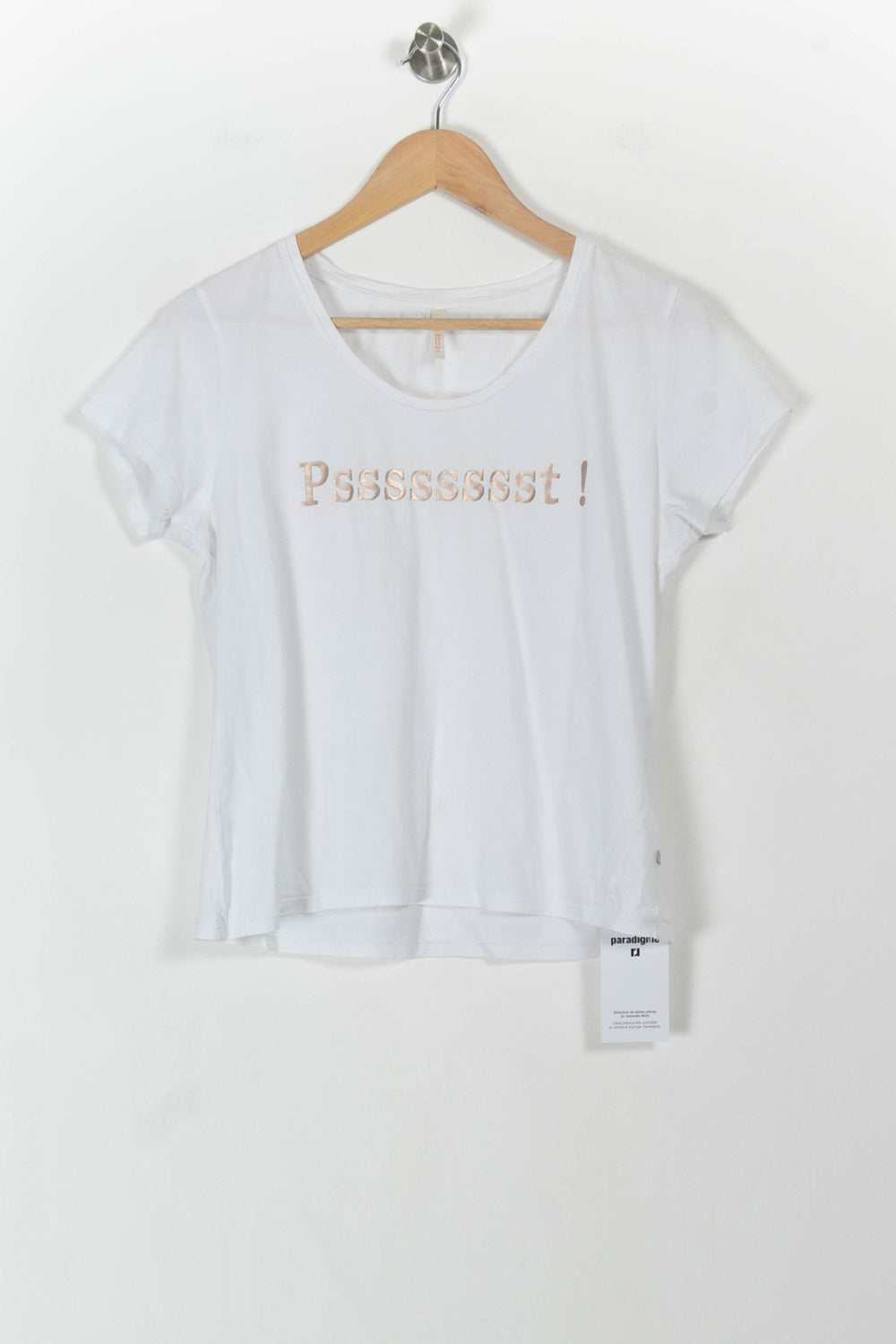 T-shirt Blanc - Taille L/40 de la marque I.Code | PARAD105000 - Vendu par Paradigme - Image 2