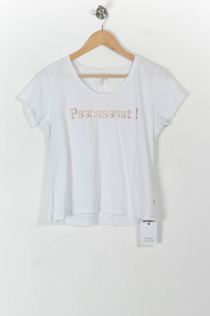 T-shirt Blanc - Taille L/40 de la marque I.Code | PARAD105000 - Vendu par Paradigme - Image 2