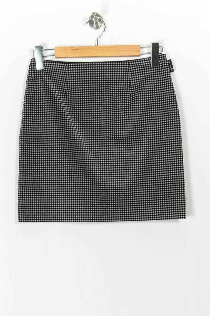 Jupe Courte Noire et Blanche - Taille S/36 de la marque Agnès b. | PARAD105010 - Vendu par Paradigme - Image 4