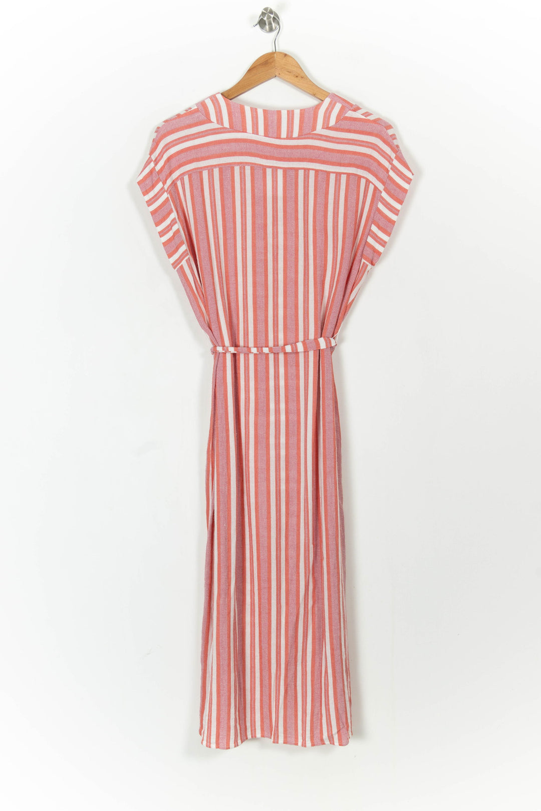 Robe Longue Rose et Blanche - Taille M/38 de la marque La Fée Maraboutée | PARAD105011 - Vendu par Paradigme - Image 4