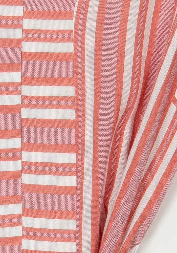 Robe Longue Rose et Blanche - Taille M/38 de la marque La Fée Maraboutée | PARAD105011 - Vendu par Paradigme - Image 3