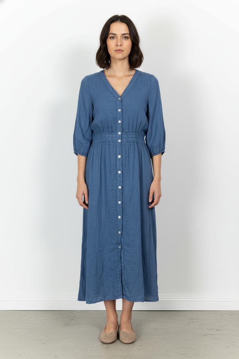 Robe Chemise Bleue - Taille L/40 de la marque La Fée Maraboutée | PARAD105012 - Vendu par Paradigme - Image 1
